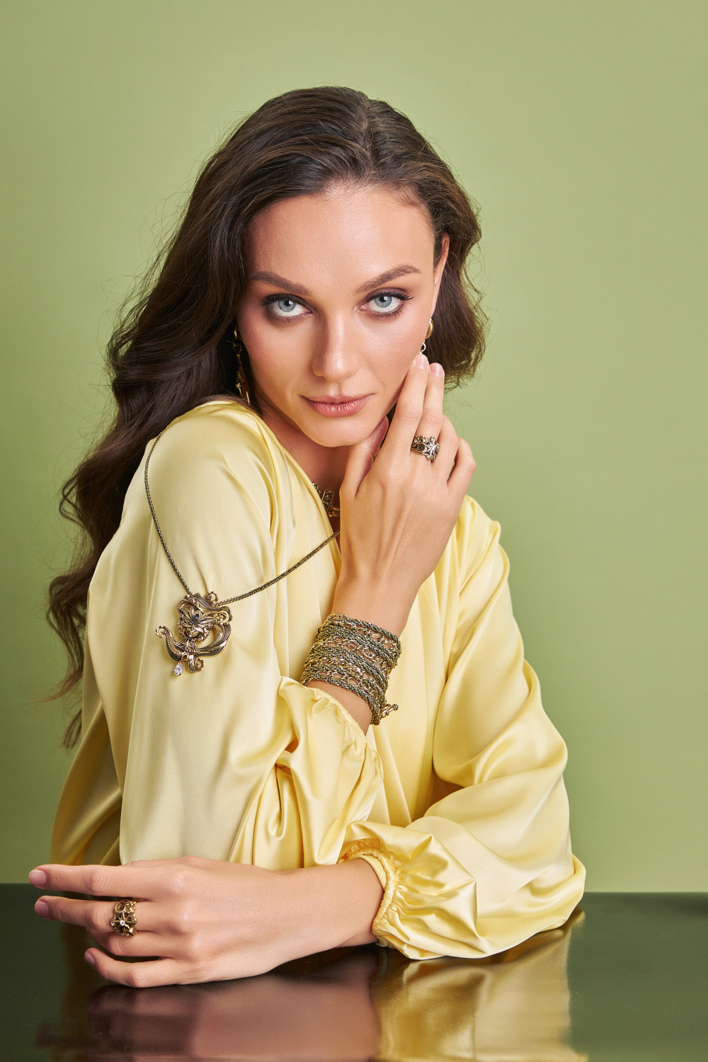 SP9303 Broosh/Necklace VELOCITA Del VENTO Fiore di Firenze