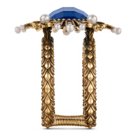 BR1854 PERLA BLU Bracelet ORDINE FIORENTINO Fiore di Firenze