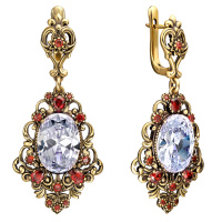 OR5456 CRYSTAL Earings BRILLANTE Fiore di Firenze