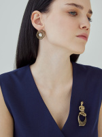 OR1729 PEARL Earings ARCLET Fiore di Firenze