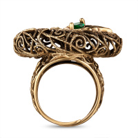 AN9305 Ring MASCHERA FLOREALE  Fiore di Firenze