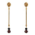 OR1311 GRANATO Earings TONDO Fiore di Firenze
