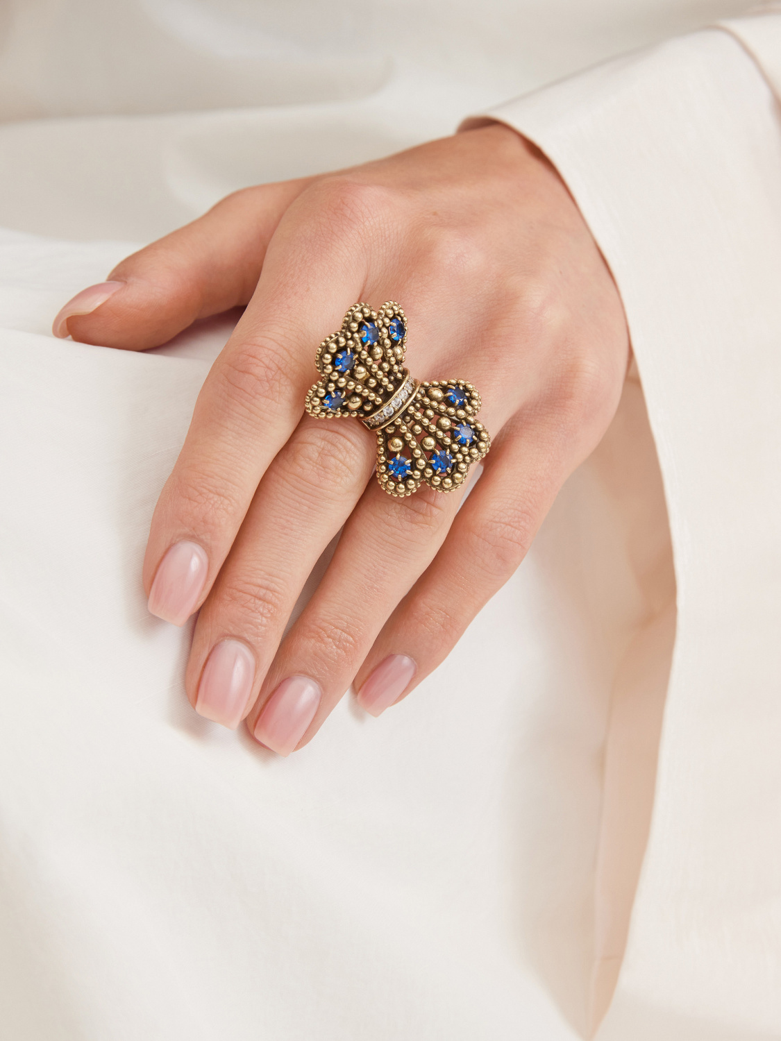 AN4472 CHBL Ring ARISTOCRATICO Fiore di Firenze