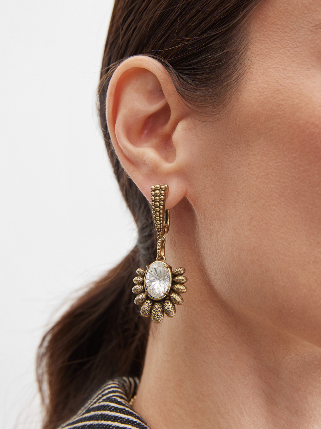 OR3119 GR Earings Pavone  Art Nouveau Fiore di Firenze