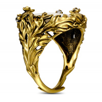 AN4457 MADREPERLA Ring LATTE D'ORO Fiore di Firenze