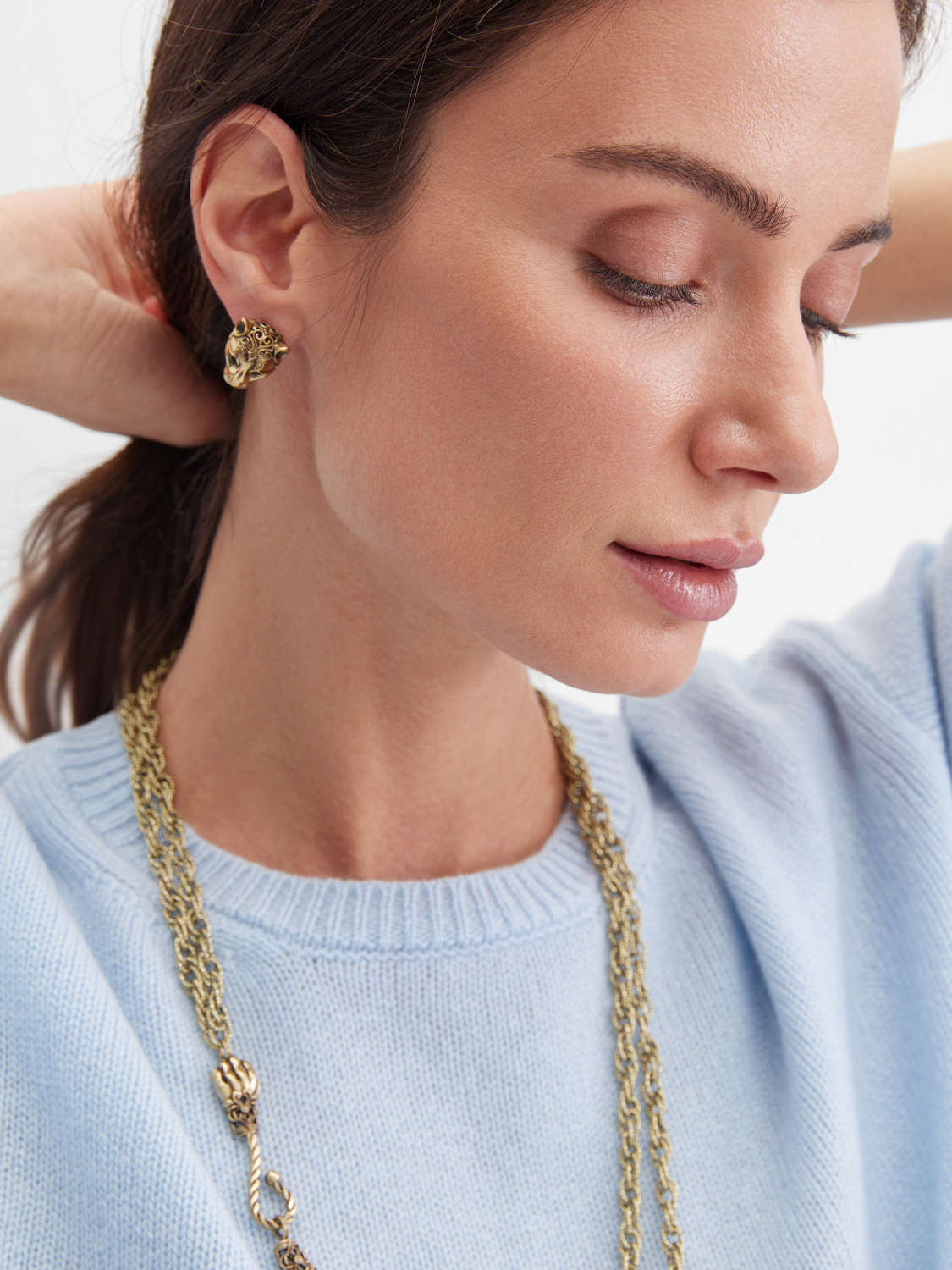 OR3216 MUSERUOLA Earings пусет PUMA LEONE DI MONTAGNA Fiore di Firenze