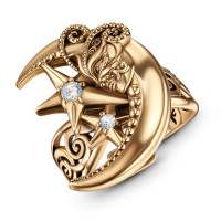 AN9311 LUNA Ring LUNA e SOLE Fiore di Firenze