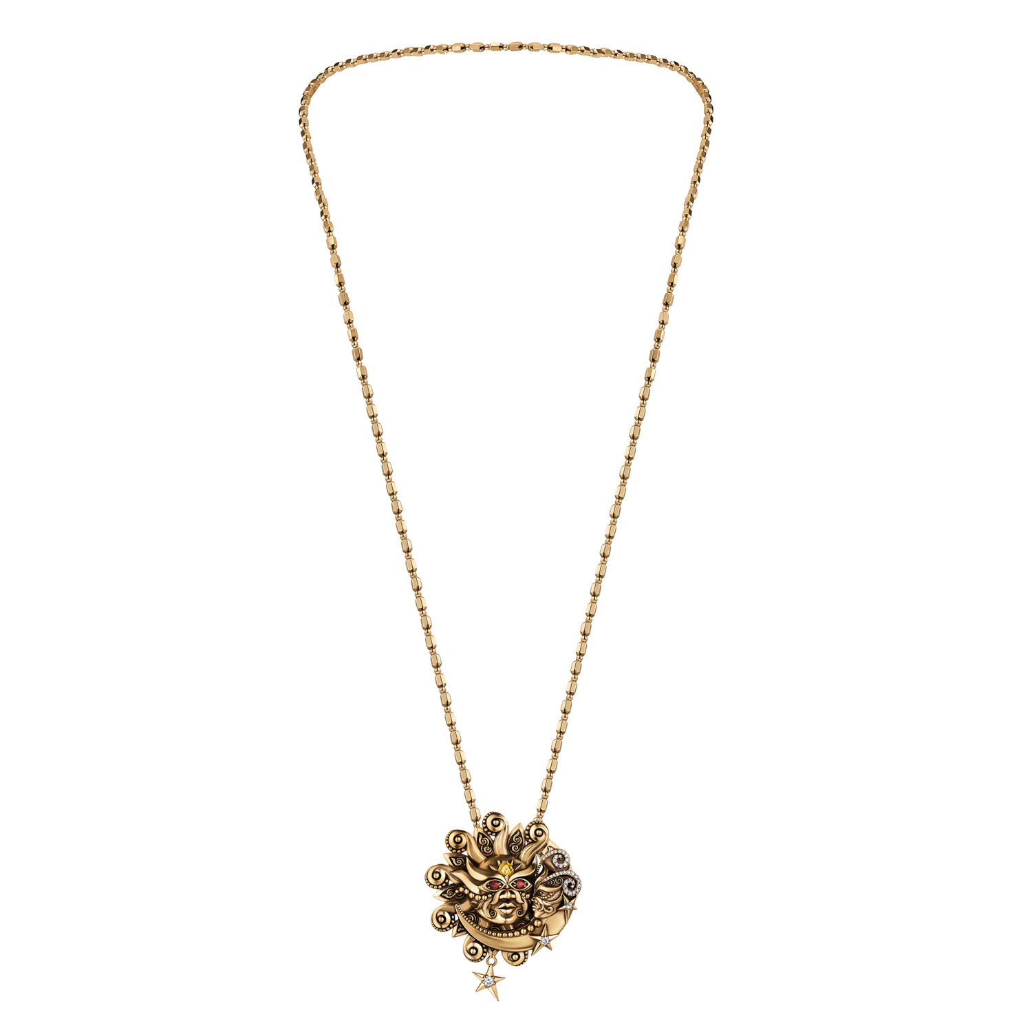 SP9301 Broosh/Necklace LUNA e SOLE Fiore di Firenze