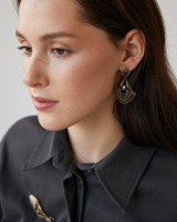 OR310721 TANZANITE Earings RAGNO ART DECO Fiore di Firenze