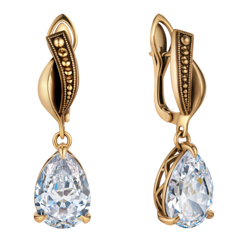 OR0433 CRYSTAL PIC Earings SFARFALLIO  Fiore di Firenze