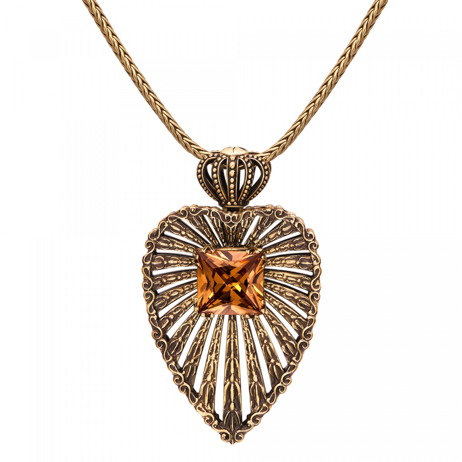 SP5354 Broosh/Necklace CUORE Fiore di Firenze