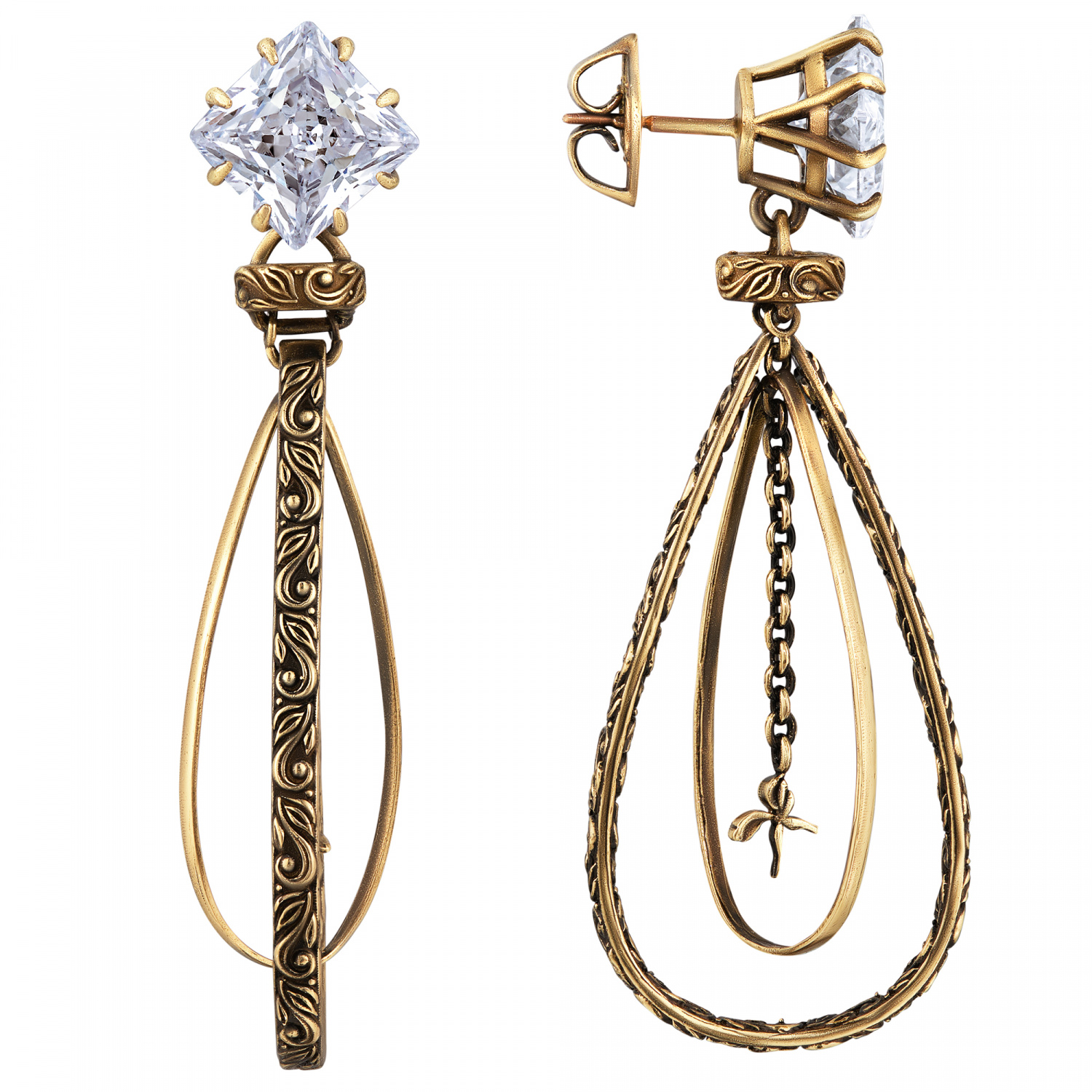 OR1605 CRYSTAL Earings VIVIENNE Fiore di Firenze