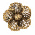 SP080321 Broosh VENTAGLIO Fiore di Firenze