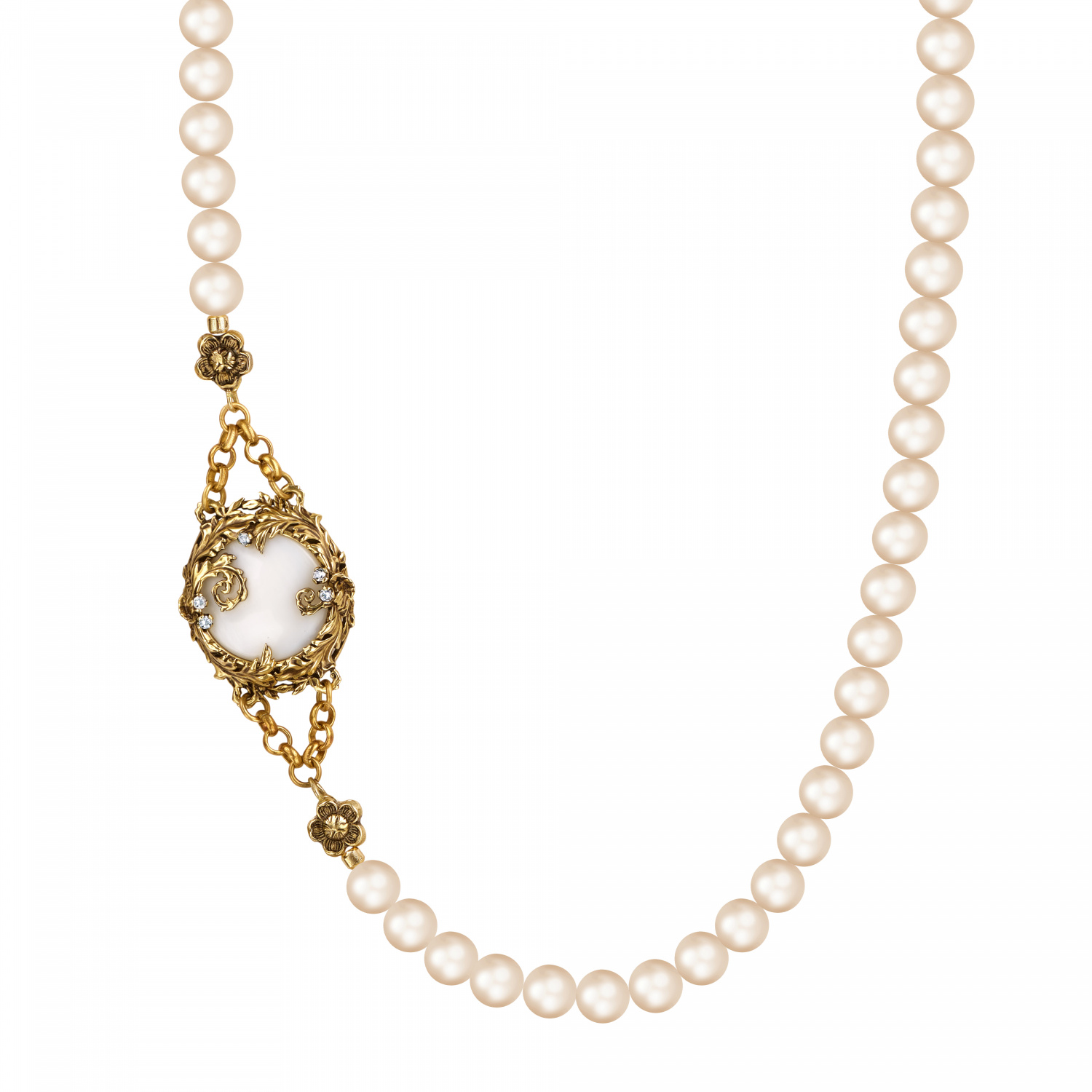 CO4457-1 MADREPERLA  Necklace  LATTE D'ORO Fiore di Firenze