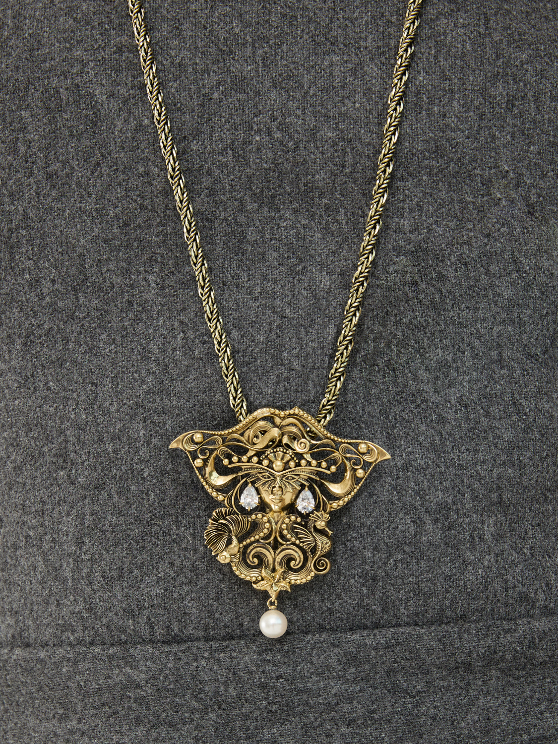 SP9304 Broosh/Necklace AСQUA Fiore di Firenze