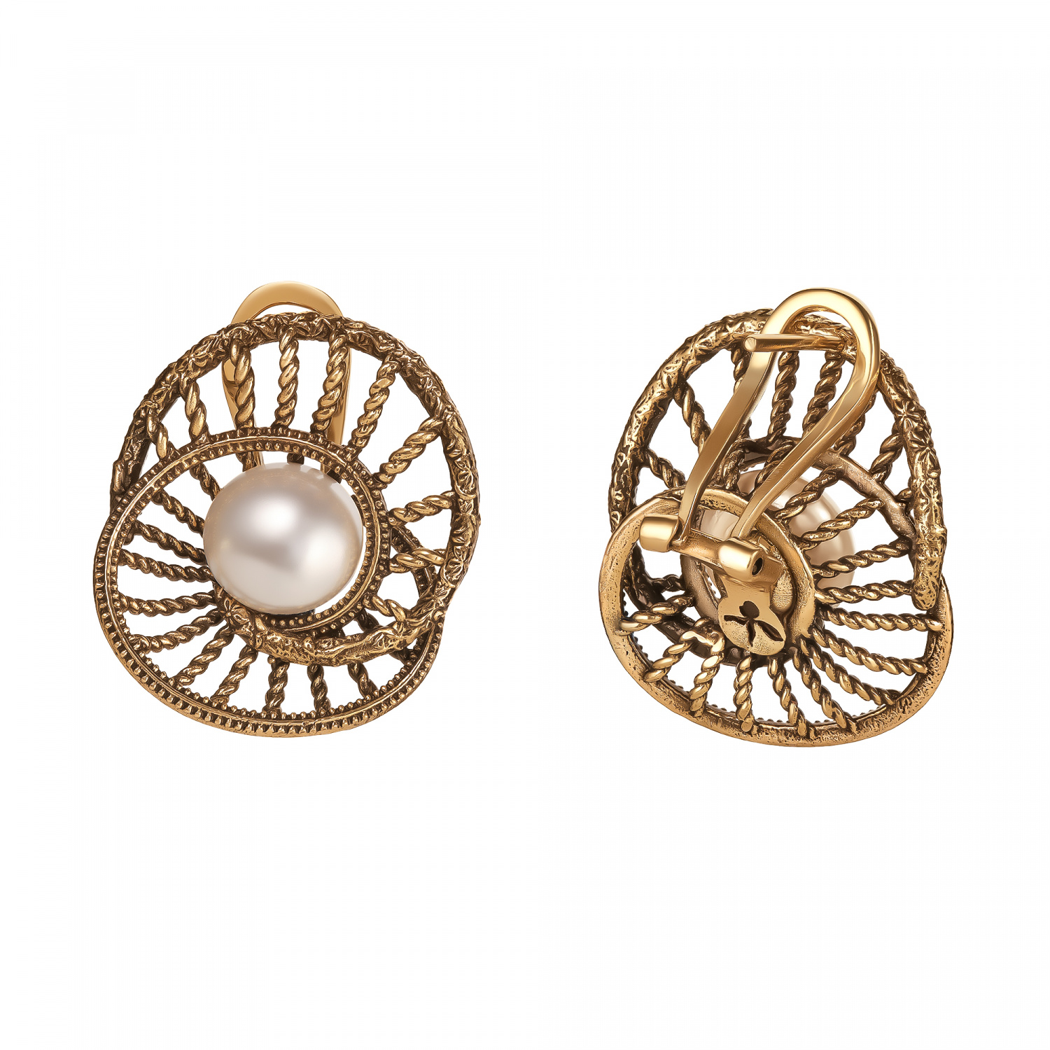 OR1729 PEARL Earings ARCLET Fiore di Firenze