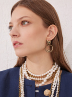 OR3201 Earings GATTO E TOPO Fiore di Firenze