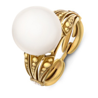 AN2320 PEARL Ring Iris Fiorentino Fiore di Firenze