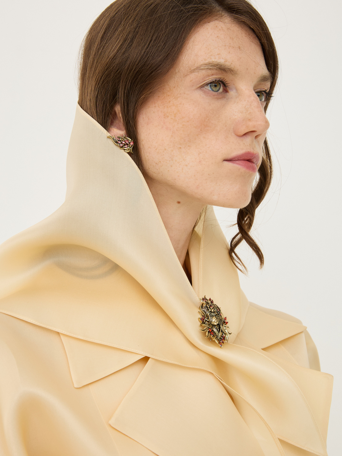 SP9302 RUB Broosh/Necklace FUOCO Fiore di Firenze