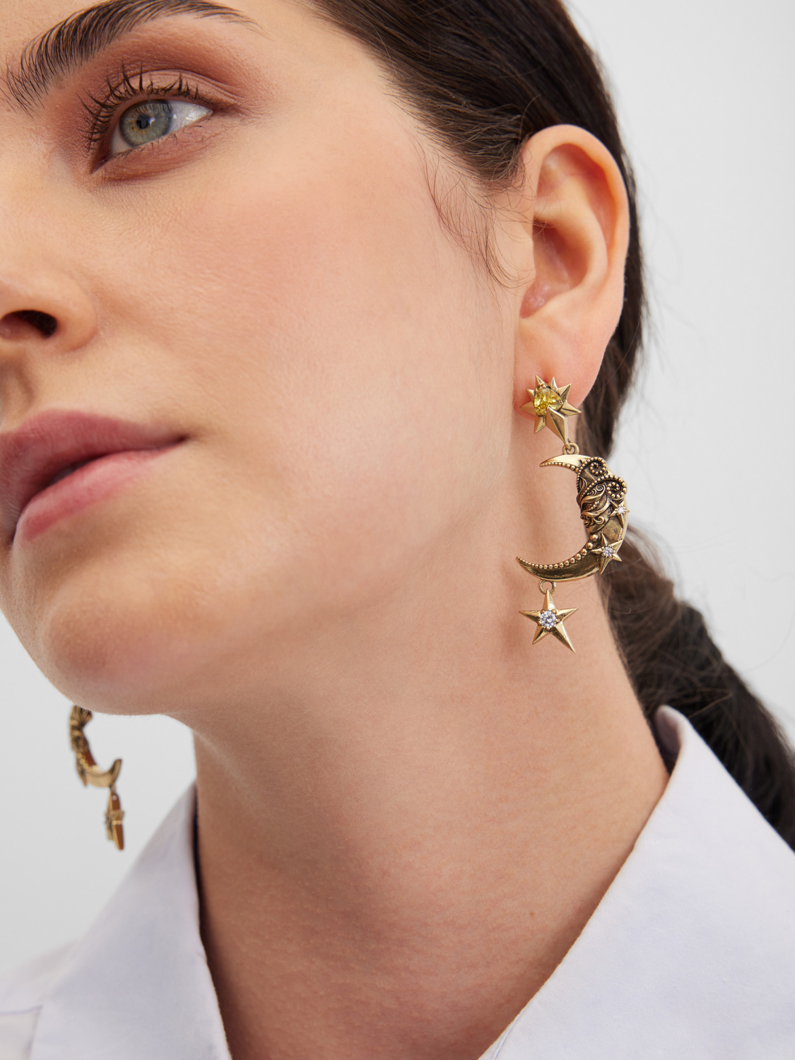 OR9311 LUNA Earings LUNA e SOLE Fiore di Firenze