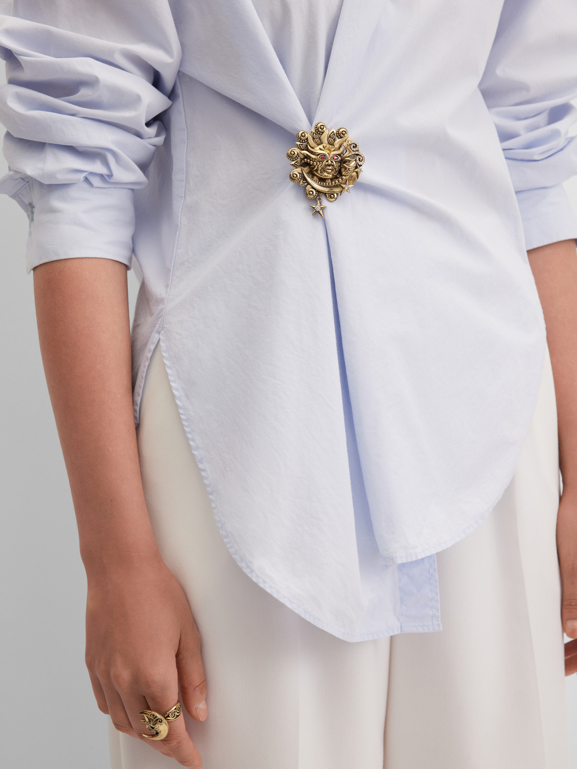 SP9301 Broosh/Necklace LUNA e SOLE Fiore di Firenze