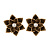 OR0320 Earings пусеты LOTO Fiore di Firenze
