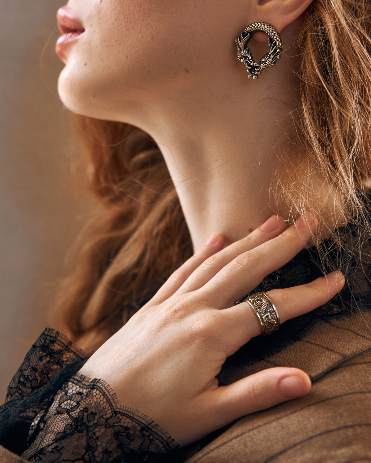 OR1866 Earings IL DRAGO Fiore di Firenze