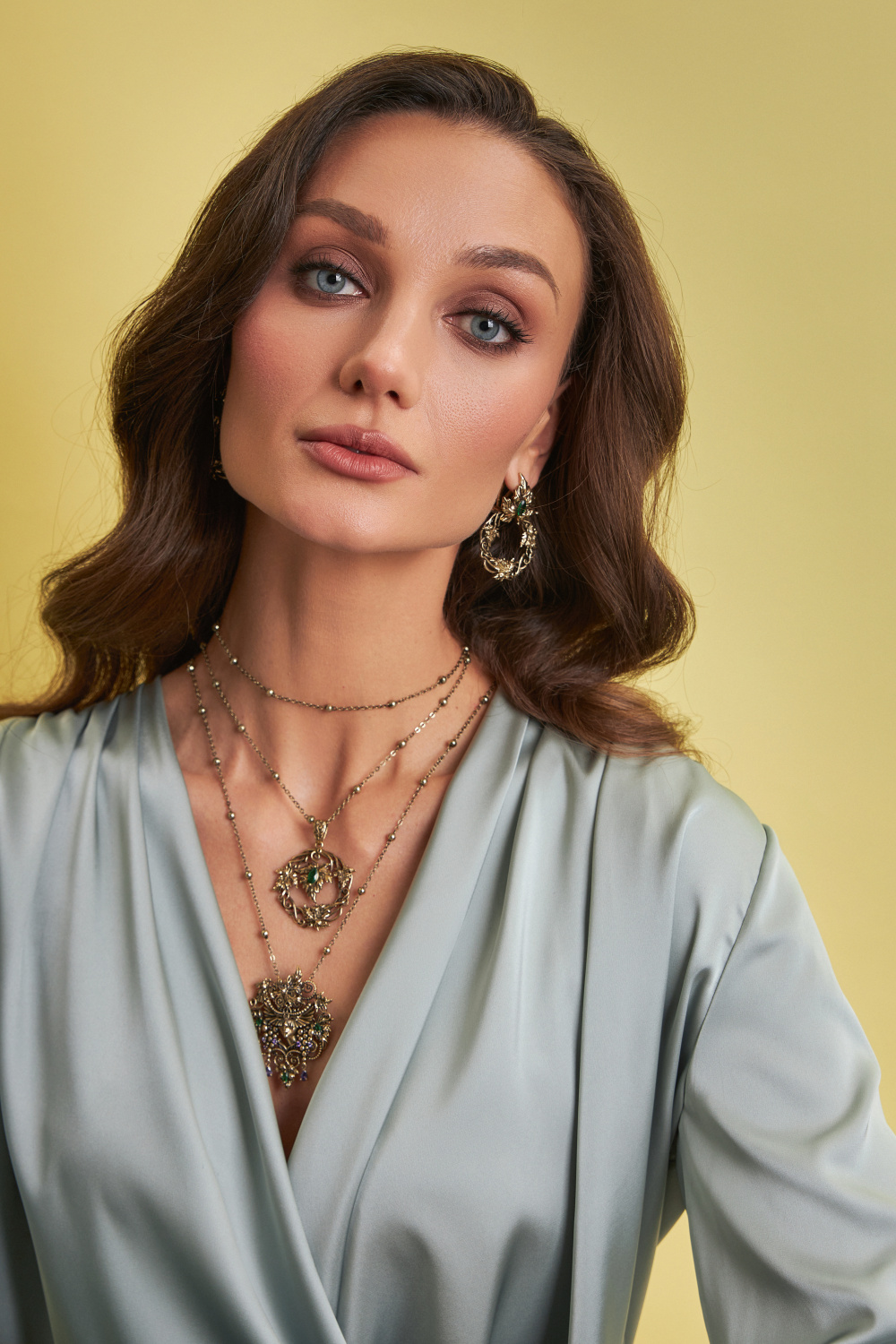 CO9305 Necklace MASCHERA FLOREALE  Fiore di Firenze