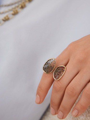 AN6300  Ring ERBARIO  Fiore di Firenze