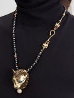 CO3206 Necklace PUMA LEONE di MONTAGNA Fiore di Firenze