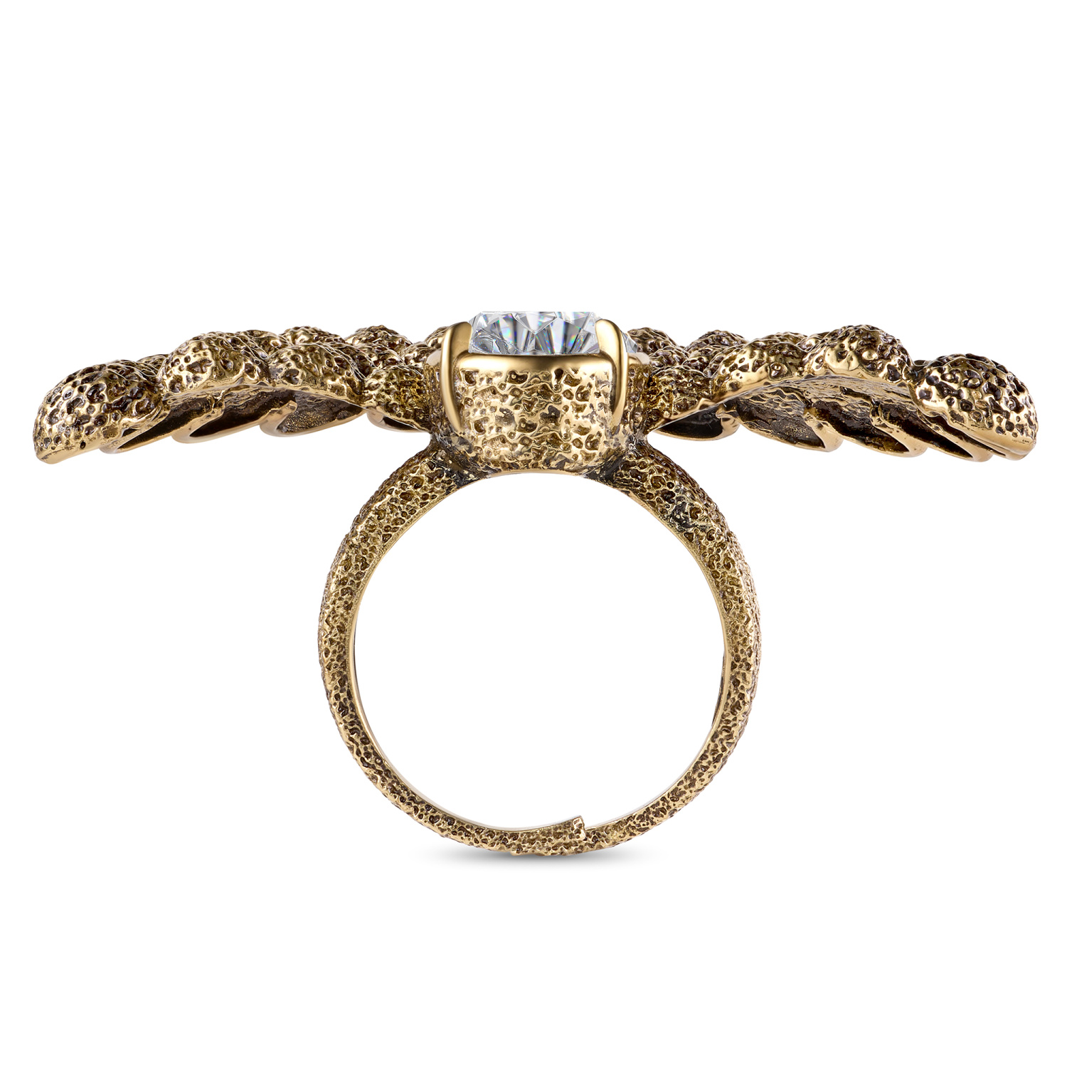 AN3119 GR Ring Pavone  Art Nouveau Fiore di Firenze