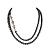 CO1533 PERLA GRAFITE Necklace PER SEMPRE CON TE Fiore di Firenze