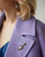 SP5456 CRYSTAL Broosh/Necklace BRILLANTE Fiore di Firenze