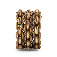 AN2525 Ring CATENE tre strisce Fiore di Firenze