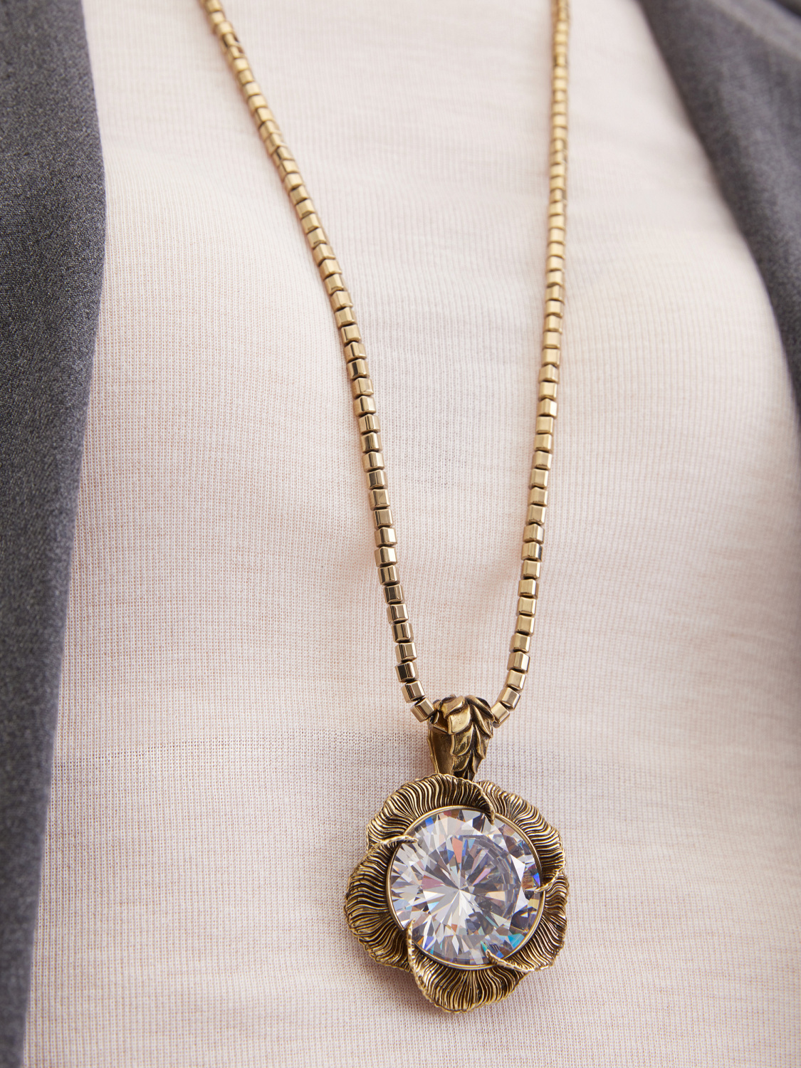 CO1738 CRYSTAL Necklace CALEIDOSCOPIO DI FIORI Fiore di Firenze