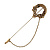 SP1866 Broosh-needle IL DRAGO Fiore di Firenze