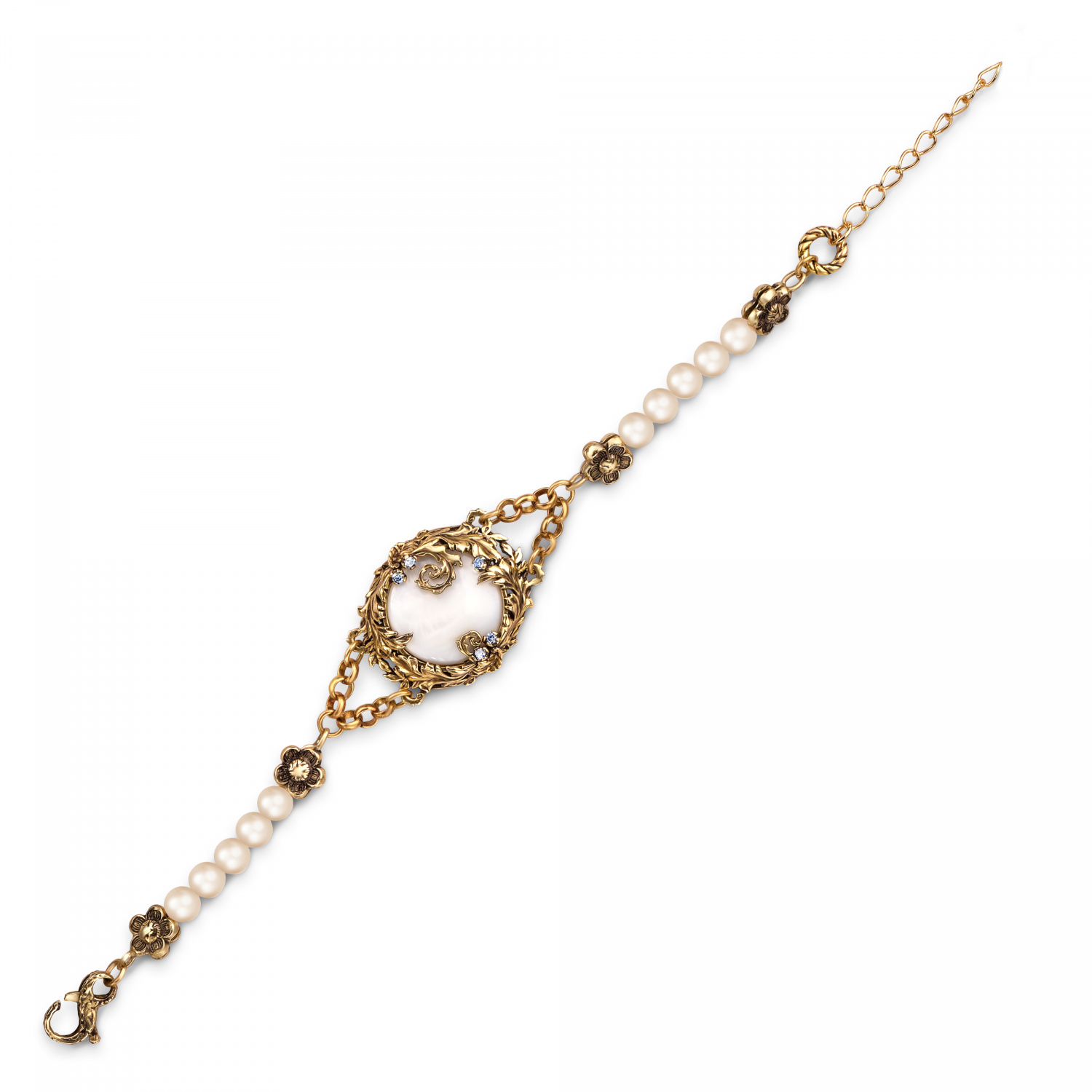 BR4457 MADREPERLA Bracelet  LATTE D'ORO Fiore di Firenze