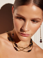 OR1311 GRANATO Earings TONDO Fiore di Firenze