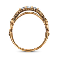 AN6377 CRYSTAL Ring IL SPADA Fiore di Firenze