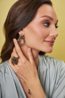 OR9305  Earings MASCHERA FLOREALE  Fiore di Firenze