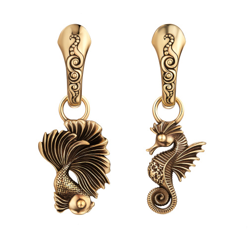 OR9304 CONGO Earings ACQUA  Fiore di Firenze