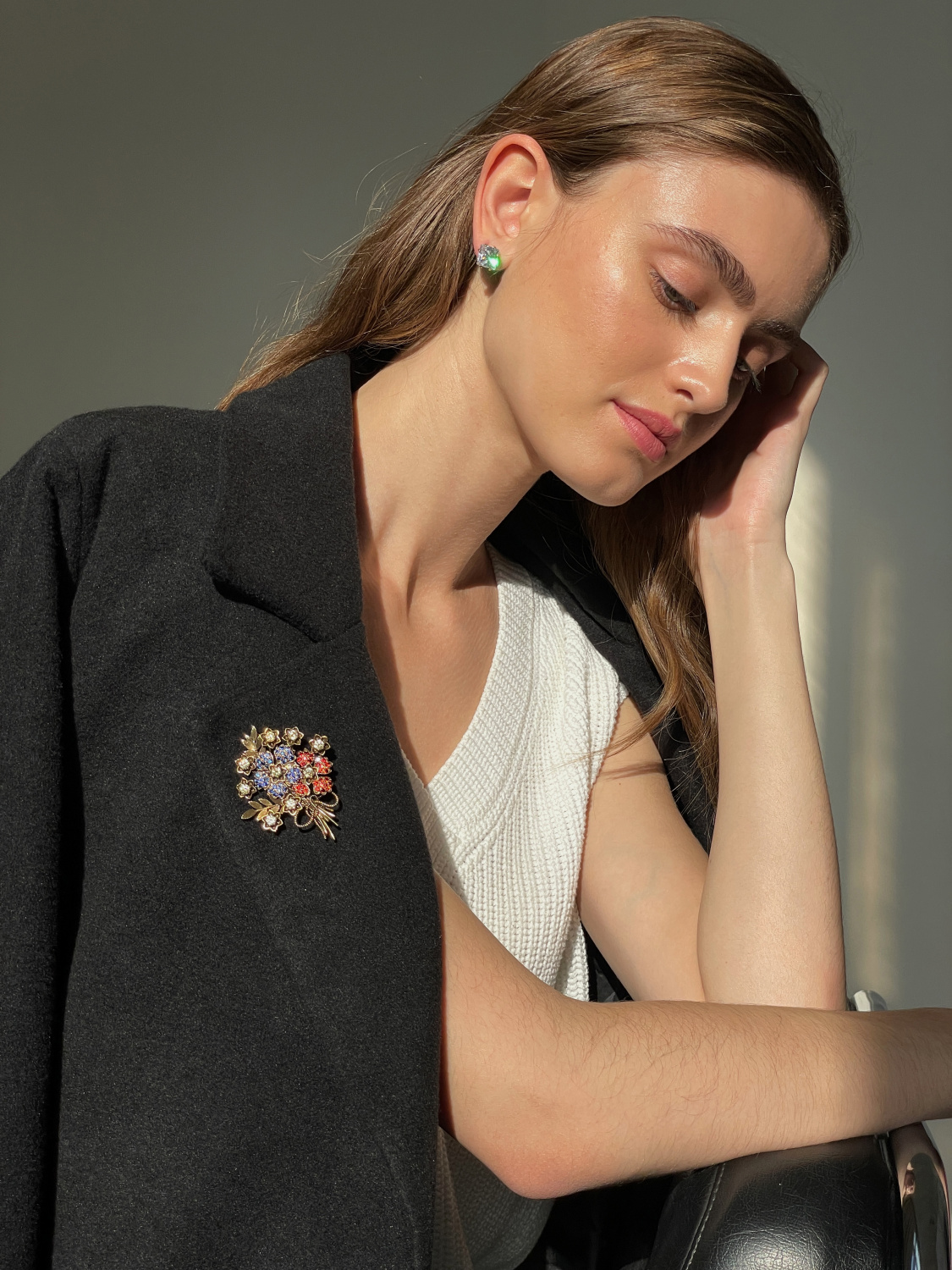 SP1902 Broosh MAZZO DI FIORI Fiore di Firenze