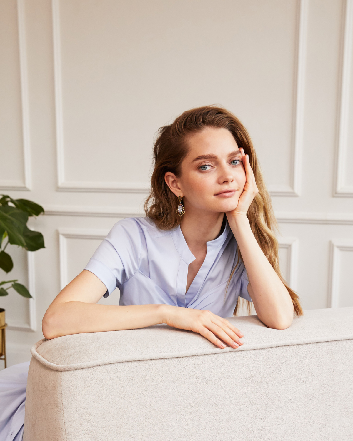 OR5456 CRYSTAL Earings BRILLANTE Fiore di Firenze