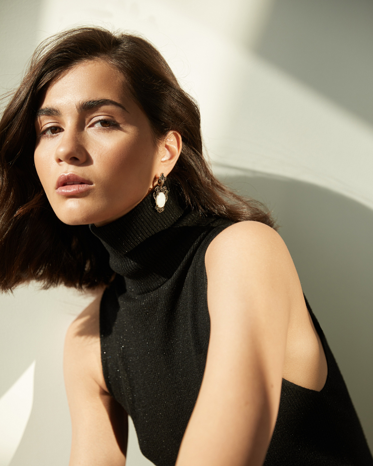 OR2006 NERO Earings REGALIA DELLE REGINE Fiore di Firenze