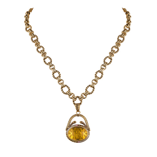 CO8200 Necklace VETRO COLORATO Fiore di Firenze