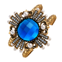 BR1854 PERLA BLU Bracelet ORDINE FIORENTINO Fiore di Firenze