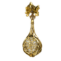 OR4457 MADREPERLA Earings LATTE D'ORO Fiore di Firenze