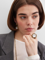 AN1738 CRYSTAL Ring CALEIDOSCOPIO DI FIORI Fiore di Firenze