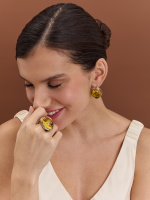 OR8200 Earings VETRO COLORATO Fiore di Firenze