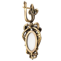 OR2006 NERO Earings REGALIA DELLE REGINE Fiore di Firenze